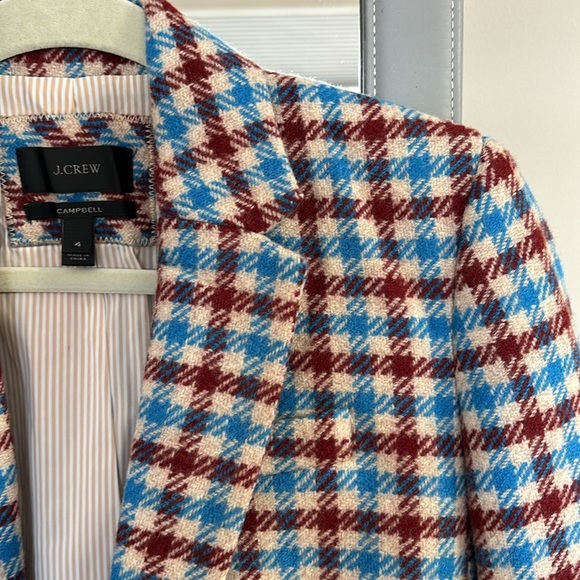 J. Crew wool blazer/ plaid  size 4 ** sold out** - Picture 16 of 16